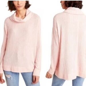 Maeve by Anthropologie turtle neck pink